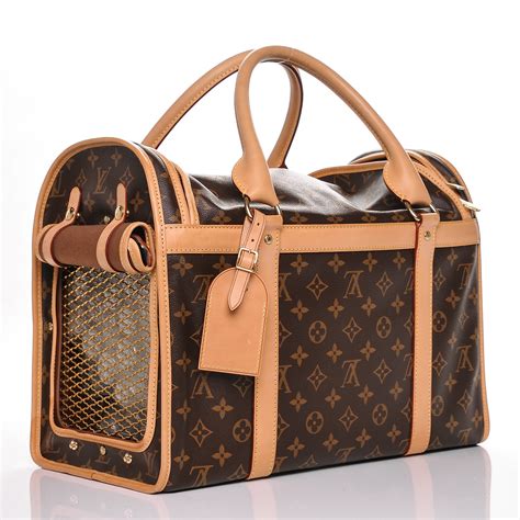 louis vuitton dog stroller replica in stock|LOUIS VUITTON Monogram Sac Chien 40 Pet Carrier.